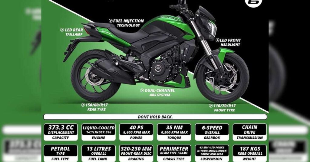 Bajaj Dominar 400 Engine specification