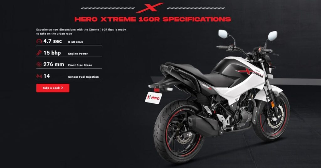 Hero Xtreme 160R Engine specification