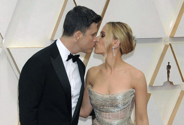 Scarlett Johansson and Colin Jost