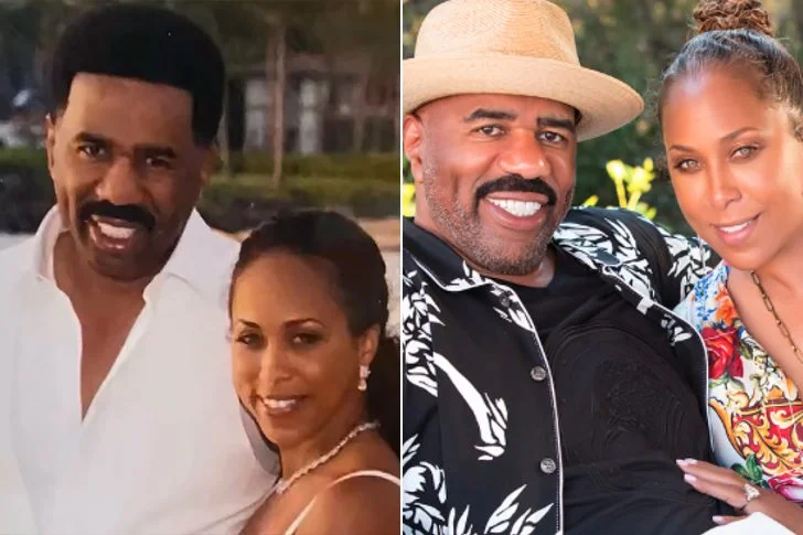 Steve Harvey and Marjorie Harvey 